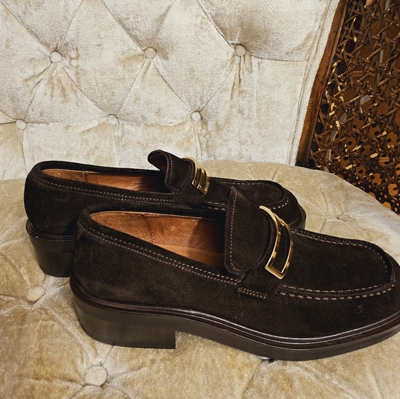 Authentic Gucci Suede leather loafers - Picture 7 of 12